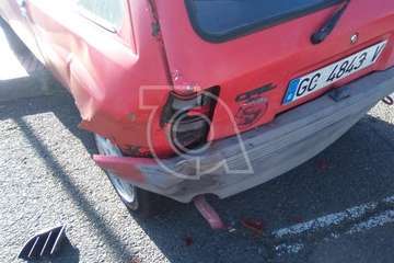 Buscan a una conductora que huyó tras provocar un accidente en Las Huesas (Foto TA)